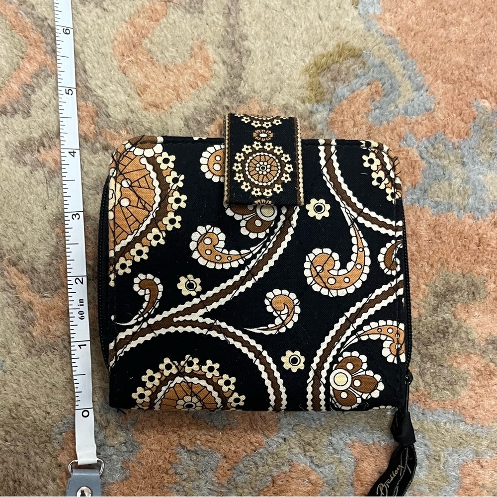 Vera Bradley Retired Cafe Latte Print Mini Zip Wallet ☕️🤎 - Picture 5 of 9